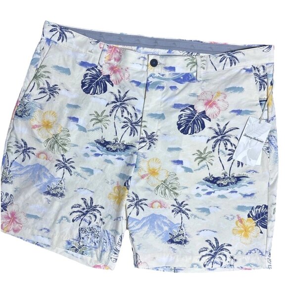 Tommy Bahama Aloha Fairway IslandZone Shorts Men’s 36 Bleached Sand 8" Inseam - Picture 5 of 10